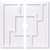 Ekena Millwork Axel Ceiling Medallion - Primed Polyurethaneurethane - CMP24KX2-02000