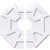 Ekena Millwork Axel Ceiling Medallion - Primed Polyurethaneurethane - CMP24LG2-06000