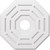 Ekena Millwork Axel Ceiling Medallion - Primed Polyurethaneurethane - CMP24WN-05000