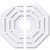 Ekena Millwork Axel Ceiling Medallion - Primed Polyurethaneurethane - CMP24WN2-05000