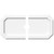 Ekena Millwork Axel Ceiling Medallion - Primed Polyurethaneurethane - CMP24X12ED2-02000