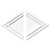 Ekena Millwork Axel Ceiling Medallion - Primed Polyurethaneurethane - CMP24X16DD2-01000