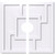 Ekena Millwork Axel Ceiling Medallion - Primed Polyurethaneurethane - CMP26KX2-05000