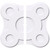 Ekena Millwork Axel Ceiling Medallion - Primed Polyurethaneurethane - CMP26LA2-01000