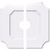 Ekena Millwork Axel Ceiling Medallion - Primed Polyurethaneurethane - CMP26LE2-05000