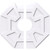 Ekena Millwork Axel Ceiling Medallion - Primed Polyurethaneurethane - CMP26LG2-07000