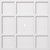 Ekena Millwork Axel Ceiling Medallion - Primed Polyurethaneurethane - CMP26RK-01000