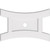 Ekena Millwork Axel Ceiling Medallion - Primed Polyurethaneurethane - CMP26X17HN-02000