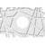 Ekena Millwork Axel Ceiling Medallion - Primed Polyurethaneurethane - CMP26X17NO-07000
