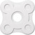 Ekena Millwork Axel Ceiling Medallion - Primed Polyurethaneurethane - CMP28LA-07000