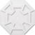 Ekena Millwork Axel Ceiling Medallion - Primed Polyurethaneurethane - CMP28LG-01000