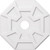 Ekena Millwork Axel Ceiling Medallion - Primed Polyurethaneurethane - CMP28LG-05000