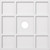 Ekena Millwork Axel Ceiling Medallion - Primed Polyurethaneurethane - CMP28RK-04000