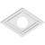 Ekena Millwork Axel Ceiling Medallion - Primed Polyurethaneurethane - CMP28X18DD-07000