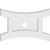 Ekena Millwork Axel Ceiling Medallion - Primed Polyurethaneurethane - CMP28X18HN-03000