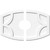 Ekena Millwork Axel Ceiling Medallion - Primed Polyurethaneurethane - CMP28X18KY2-06000