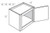 JSI Cabinetry Trenton Slab Kitchen Cabinet - W1215-VTS