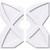 Ekena Millwork Axel Ceiling Medallion - Primed Polyurethaneurethane - CMP30TS2-06000