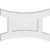 Ekena Millwork Axel Ceiling Medallion - Primed Polyurethaneurethane - CMP30X20HN-01000