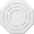 Ekena Millwork Axel Ceiling Medallion - Primed Polyurethaneurethane - CMP32WN