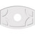 Ekena Millwork Axel Ceiling Medallion - Primed Polyurethaneurethane - CMP32X21KY-07000