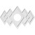 Ekena Millwork Axel Ceiling Medallion - Primed Polyurethaneurethane - CMP32X21ZE-07000