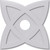 Ekena Millwork Axel Ceiling Medallion - Primed Polyurethaneurethane - CMP34CM-07000