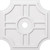 Ekena Millwork Axel Ceiling Medallion - Primed Polyurethaneurethane - CMP34HS-04000