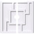 Ekena Millwork Axel Ceiling Medallion - Primed Polyurethaneurethane - CMP34KX2-04000