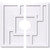 Ekena Millwork Axel Ceiling Medallion - Primed Polyurethaneurethane - CMP34KX2-07000