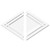 Ekena Millwork Axel Ceiling Medallion - Primed Polyurethaneurethane - CMP34X22DD2-01000