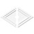 Ekena Millwork Axel Ceiling Medallion - Primed Polyurethaneurethane - CMP34X22DD2-03000