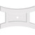 Ekena Millwork Axel Ceiling Medallion - Primed Polyurethaneurethane - CMP34X22HN-02000