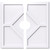 Ekena Millwork Axel Ceiling Medallion - Primed Polyurethaneurethane - CMP36EY2-07000