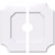 Ekena Millwork Axel Ceiling Medallion - Primed Polyurethaneurethane - CMP36LE2-06000