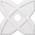 Ekena Millwork Axel Ceiling Medallion - Primed Polyurethaneurethane - CMP36TS-07000