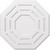 Ekena Millwork Axel Ceiling Medallion - Primed Polyurethaneurethane - CMP36WN