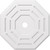 Ekena Millwork Axel Ceiling Medallion - Primed Polyurethaneurethane - CMP36WN-04000