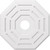 Ekena Millwork Axel Ceiling Medallion - Primed Polyurethaneurethane - CMP36WN-07000