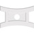 Ekena Millwork Axel Ceiling Medallion - Primed Polyurethaneurethane - CMP36X24HN-06000