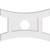 Ekena Millwork Axel Ceiling Medallion - Primed Polyurethaneurethane - CMP36X24HN-07000
