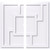 Ekena Millwork Axel Ceiling Medallion - Primed Polyurethaneurethane - CMP38KX2-01000