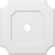 Ekena Millwork Axel Ceiling Medallion - Primed Polyurethaneurethane - CMP38LE-05000