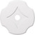 Ekena Millwork Axel Ceiling Medallion - Primed Polyurethaneurethane - CMP38PL-06000