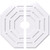 Ekena Millwork Axel Ceiling Medallion - Primed Polyurethaneurethane - CMP38WN2-06000