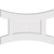 Ekena Millwork Axel Ceiling Medallion - Primed Polyurethaneurethane - CMP38X25HN-01000