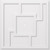 Ekena Millwork Axel Ceiling Medallion - Primed Polyurethaneurethane - CMP40KX-01000