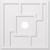 Ekena Millwork Axel Ceiling Medallion - Primed Polyurethaneurethane - CMP40KX-06000