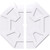 Ekena Millwork Axel Ceiling Medallion - Primed Polyurethaneurethane - CMP40LG2-02000