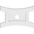 Ekena Millwork Axel Ceiling Medallion - Primed Polyurethaneurethane - CMP40X26HN-05000